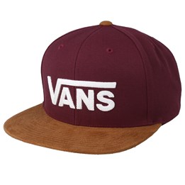 burgundy vans hat