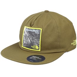 Embroidered Earthscape Ballcap Olive 