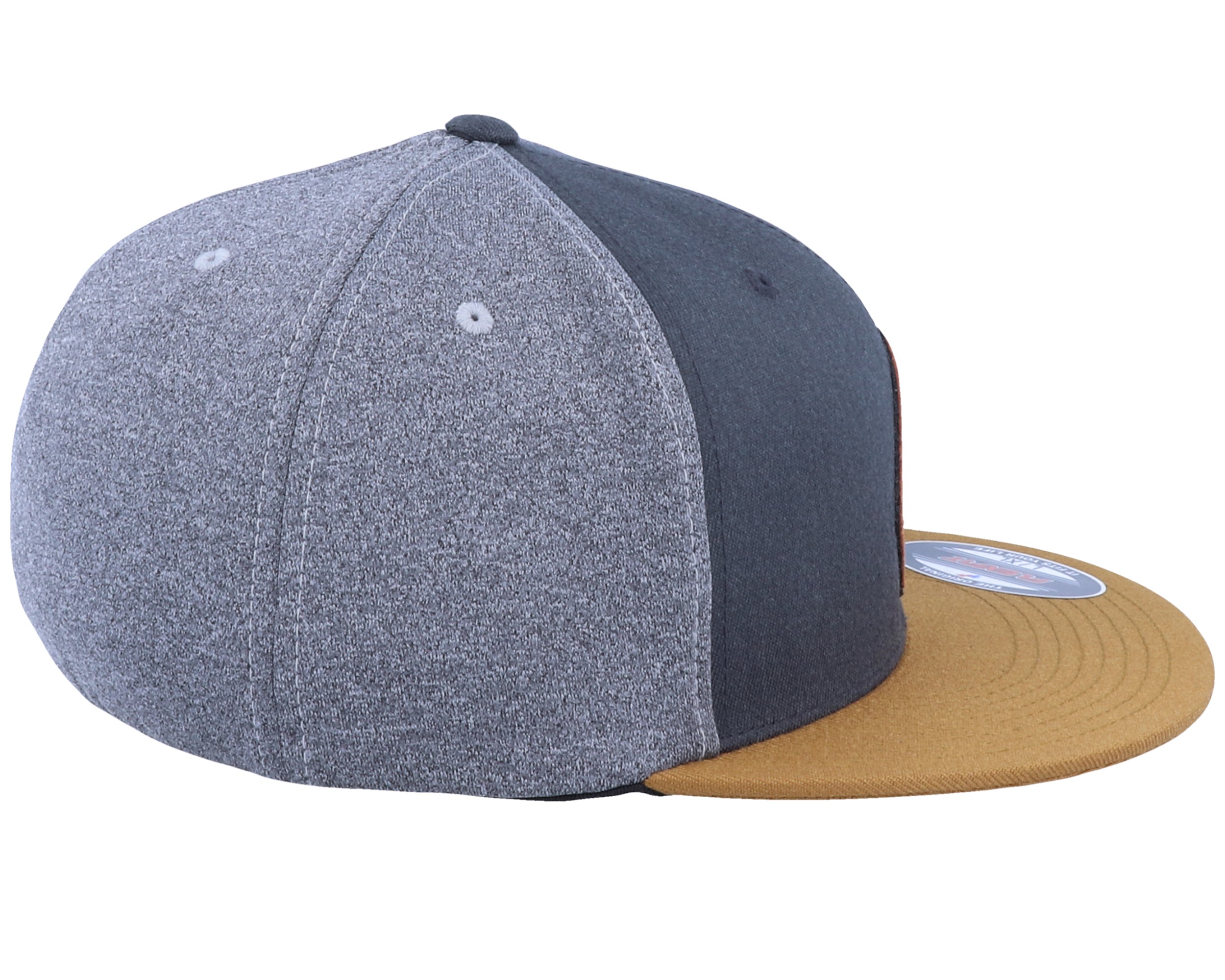 Stone Stack Hat Charcoal/Rust Snapback caps