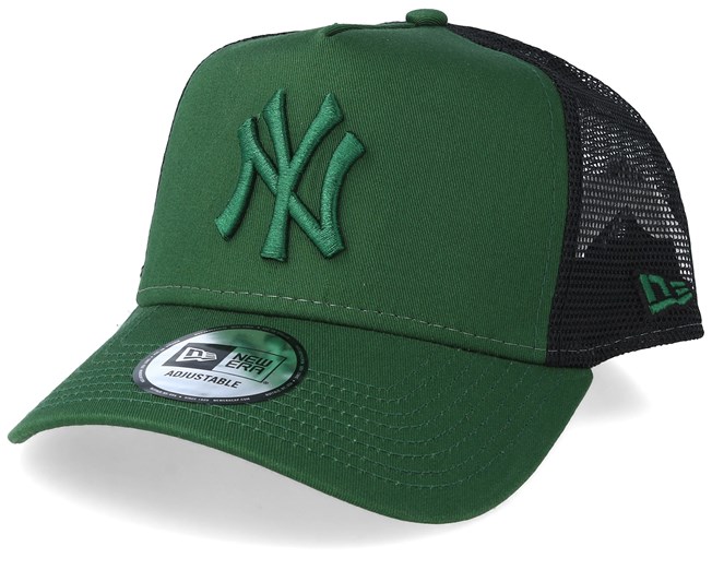 New Era Casquette New York Yankees League Essential Trucker A-Frame Snapback Vert