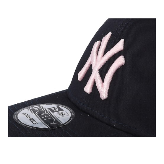 light pink ny cap