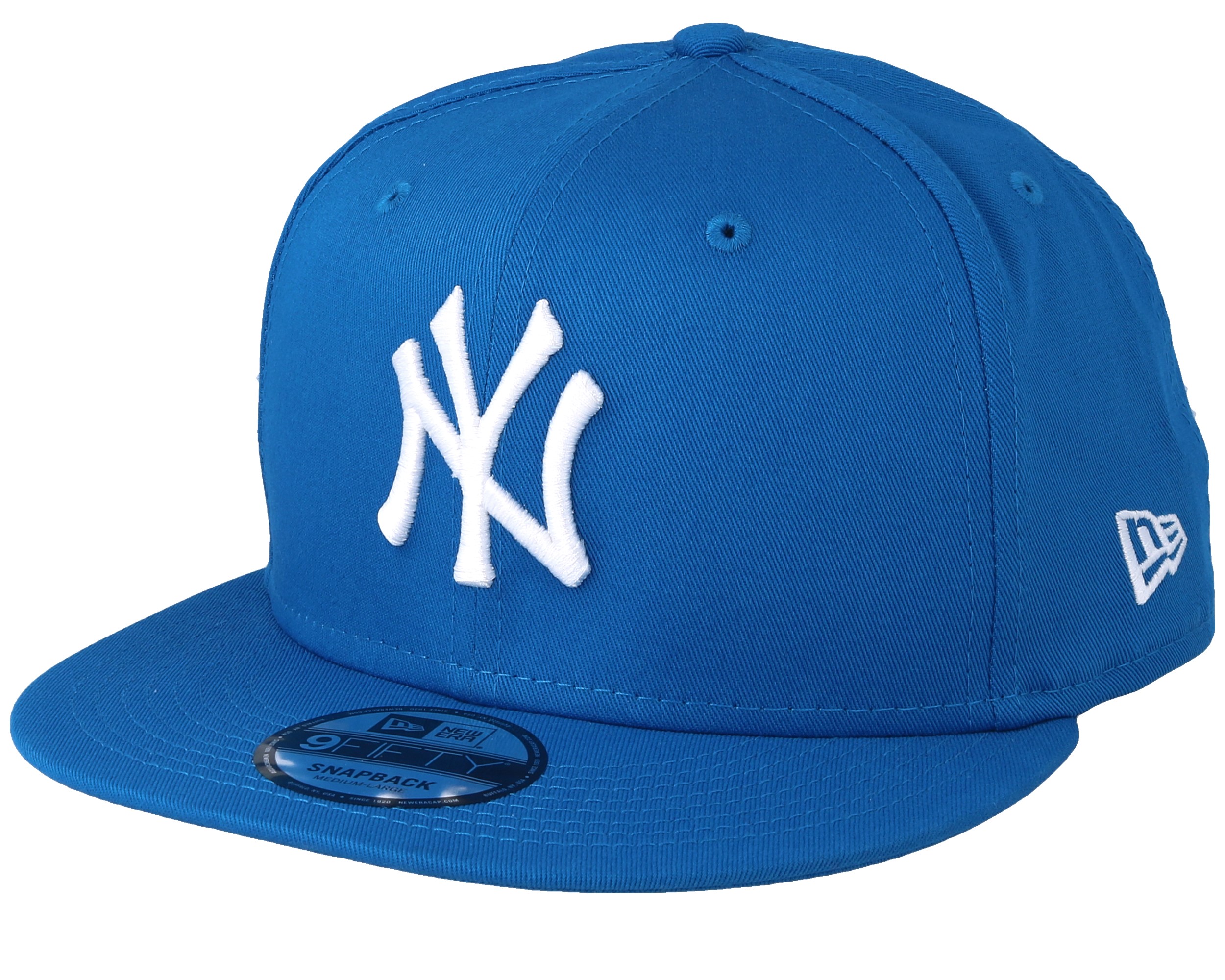 New York Yankees League Essential 9Fifty Caribbean Blue/White Snapback ...