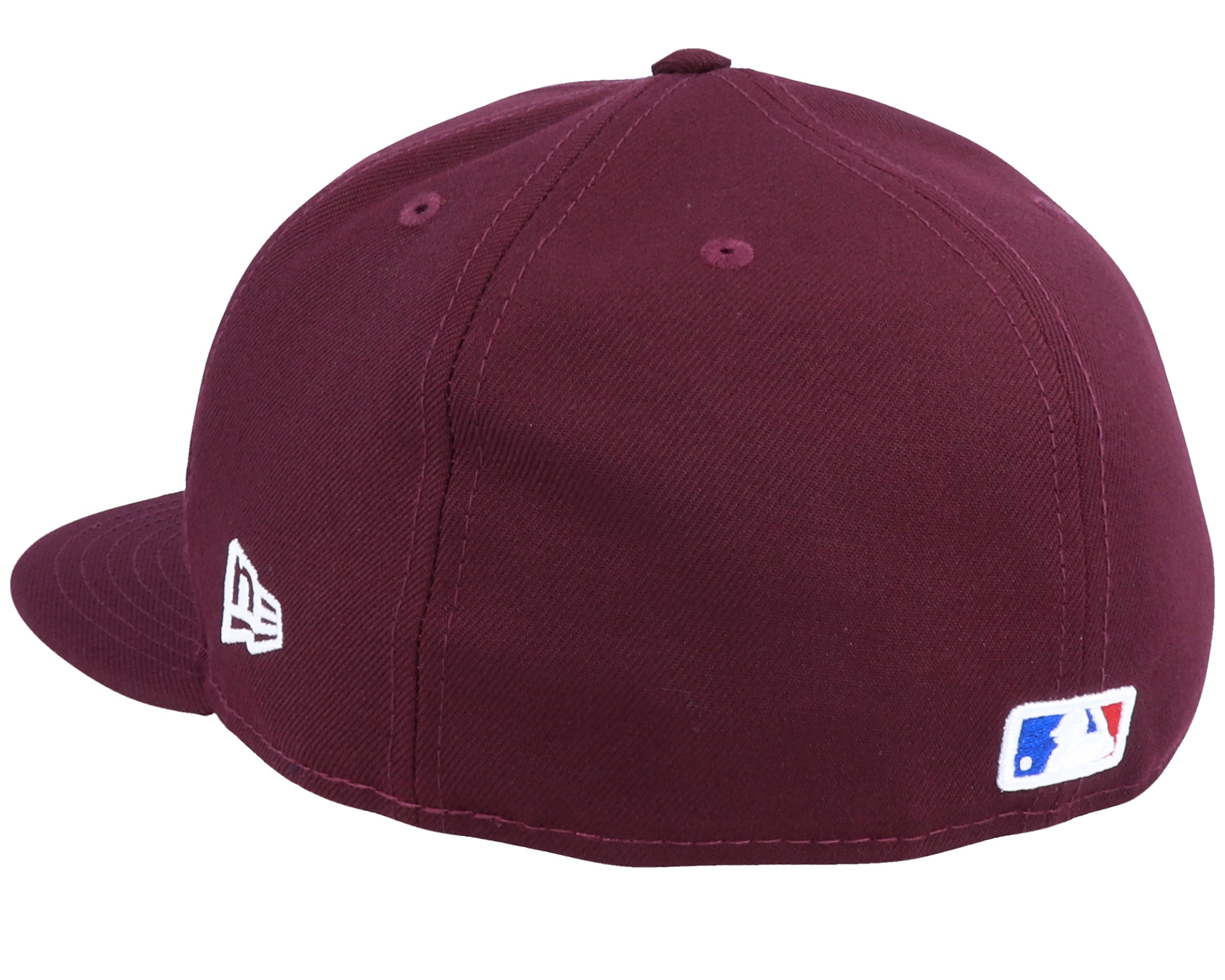 New York Yankees League Essential 59fifty Maroon White Fitted New Era