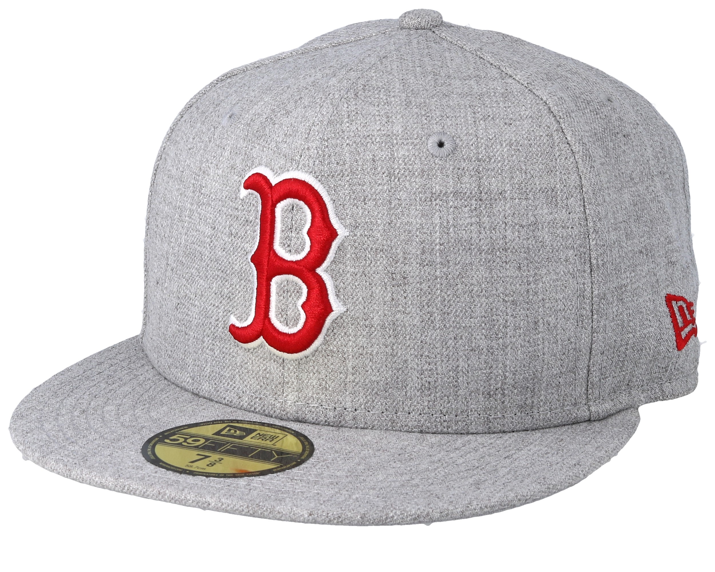 Boston Red Sox 59Fifty Heather Gray/Red Fitted New Era caps