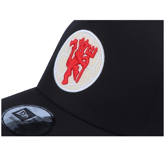 Manchester United A Frame 9forty Black Red Adjustable New Era Caps Hatstoreworld Com
