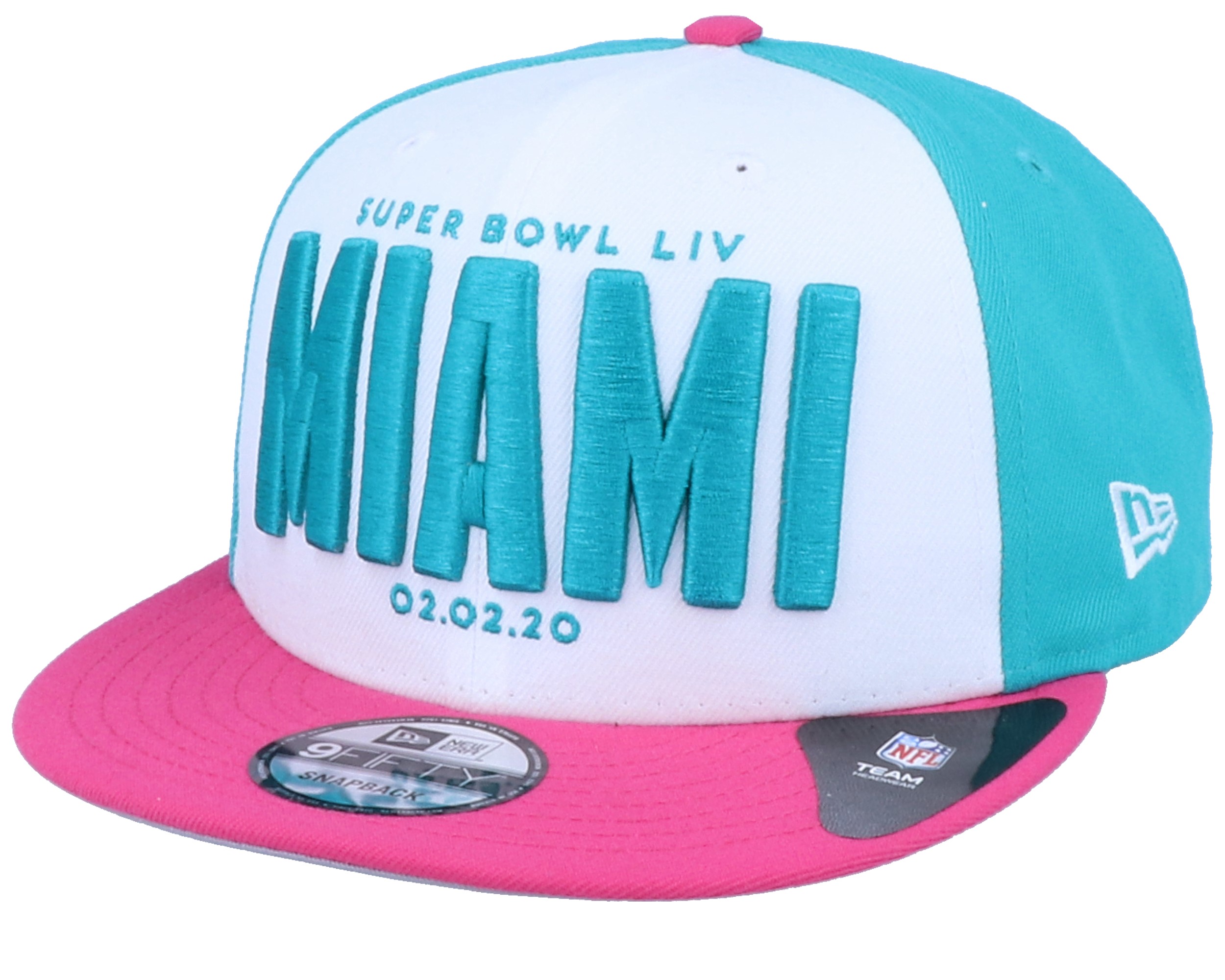 Super Bowl LIV Miami 9Fifty White/Teal