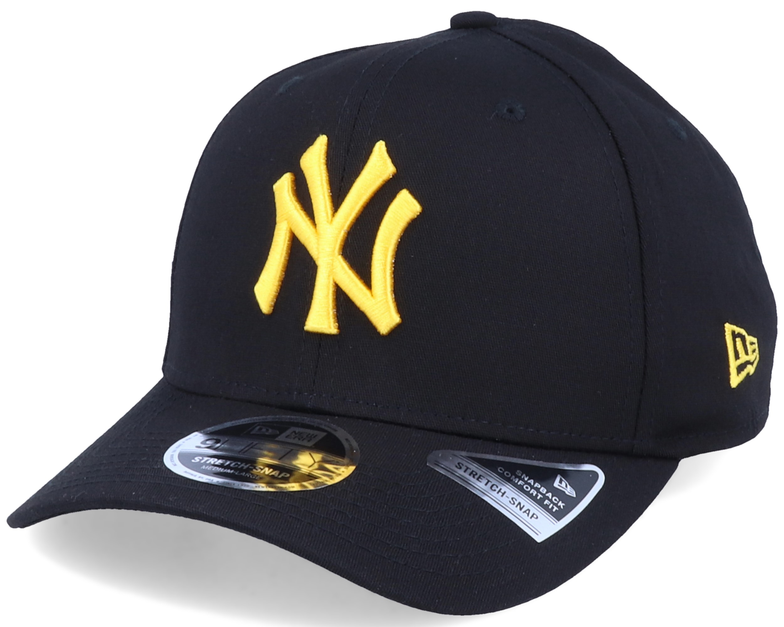 New York Yankees League Essential 9Fifty Stretch Snap Black/Yellow