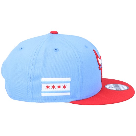 baby blue bulls hat