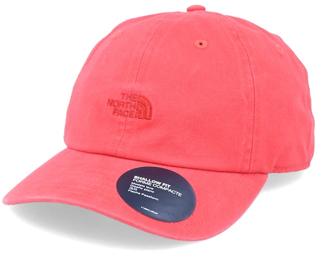 Washed Norm Hat Sunbaked Red Adjustable 