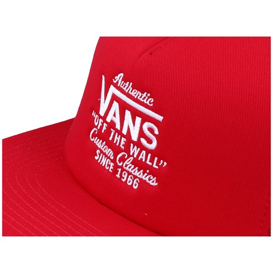 vans red cap