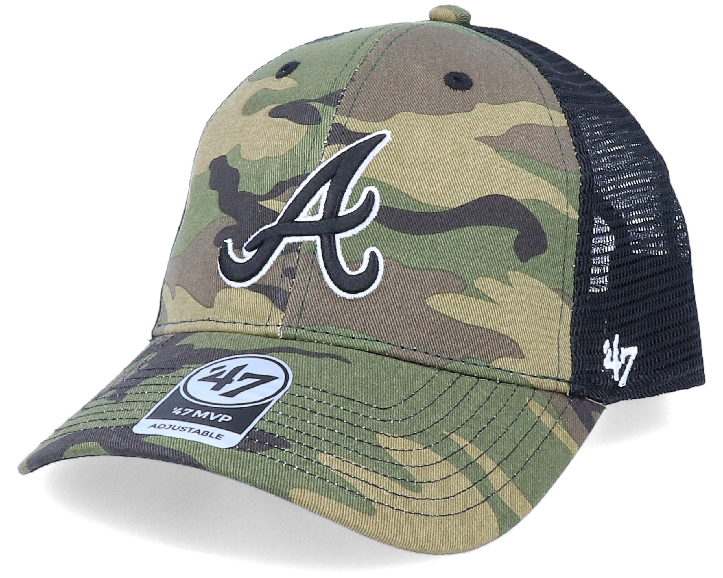atlanta braves 47 trucker hat