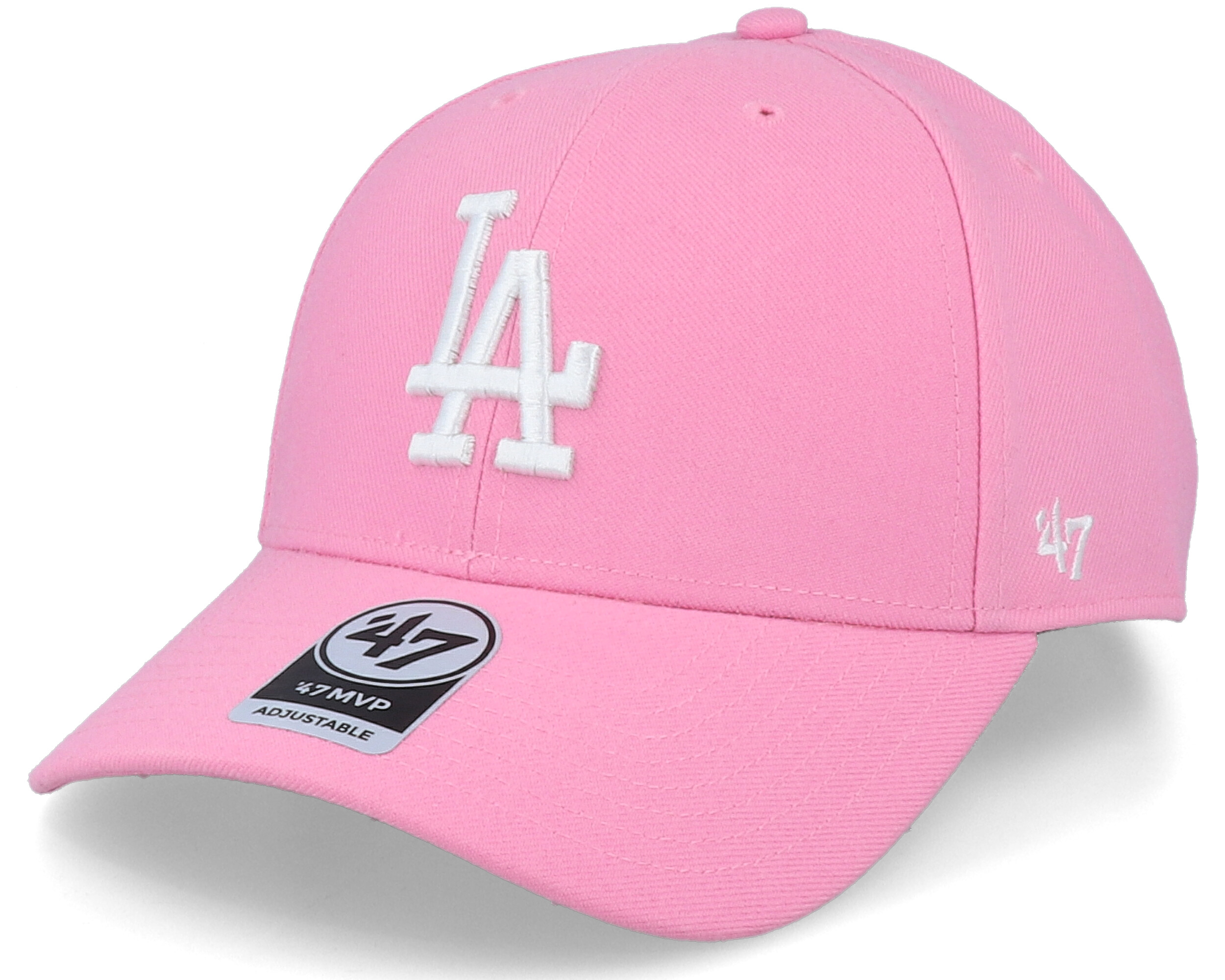 Los Angeles Dodgers Mvp Rose Pink/White Adjustable - 47 Brand caps ...