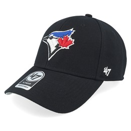 Toronto Blue Jays Mvp Black White Adjustable 47 Brand Caps Hatstoreworld Com