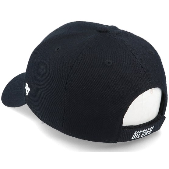 Edmonton Oilers Mvp Black White Adjustable 47 Brand Caps Hatstoreworld Com