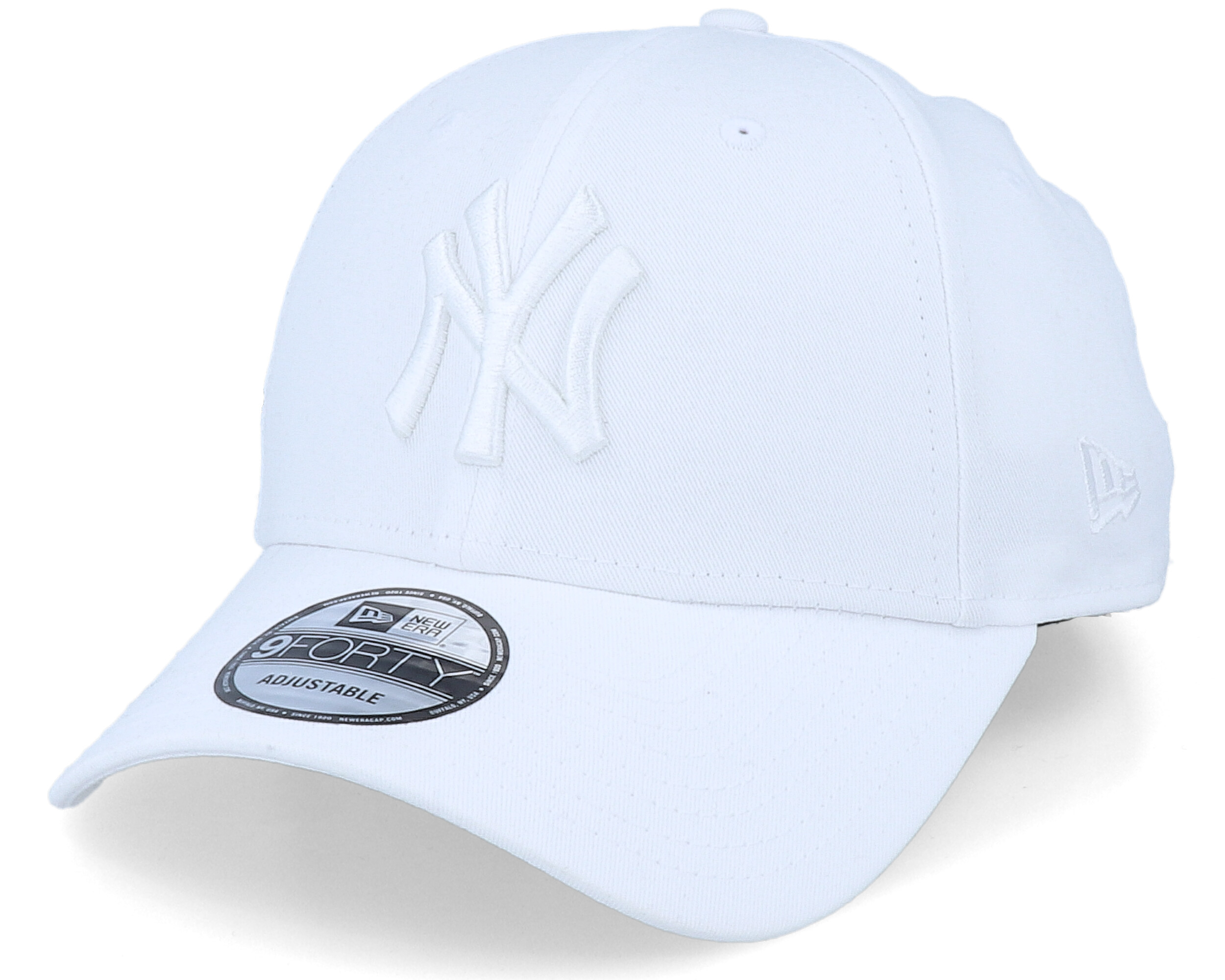 New York Yankees 9Forty White/White Adjustable New Era cap Hatstore.nl