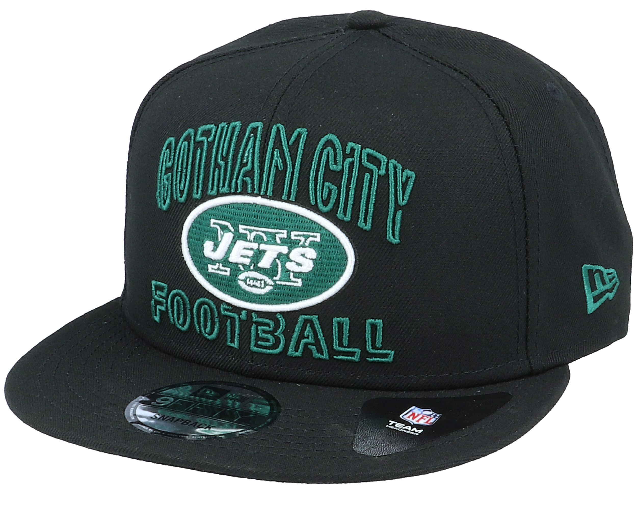 New York Jets NFL 20 Draft Alt 9Fifty Black Snapback New Era caps