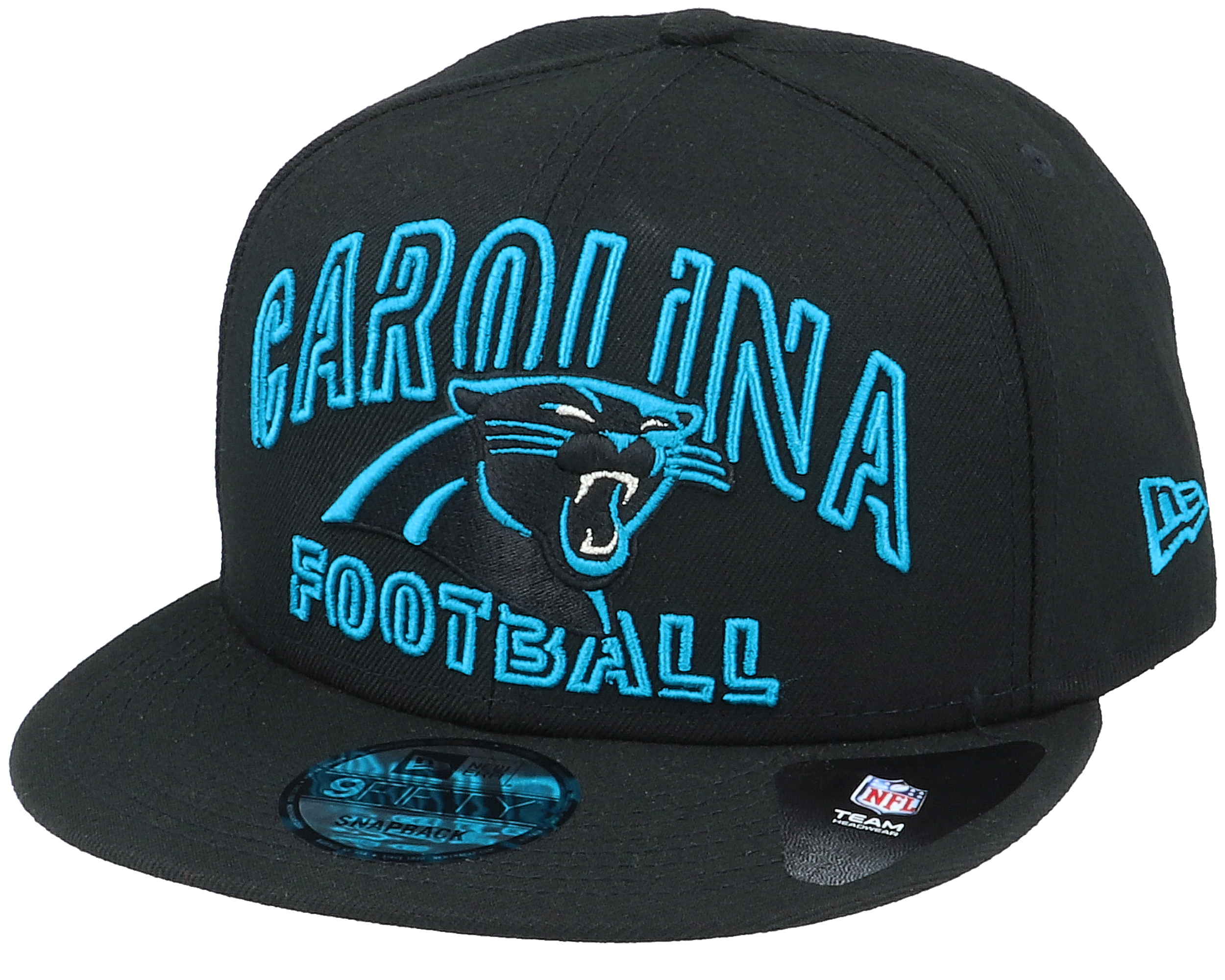 Carolina Panthers NFL 20 Draft Alt 9Fifty Black Snapback New Era caps