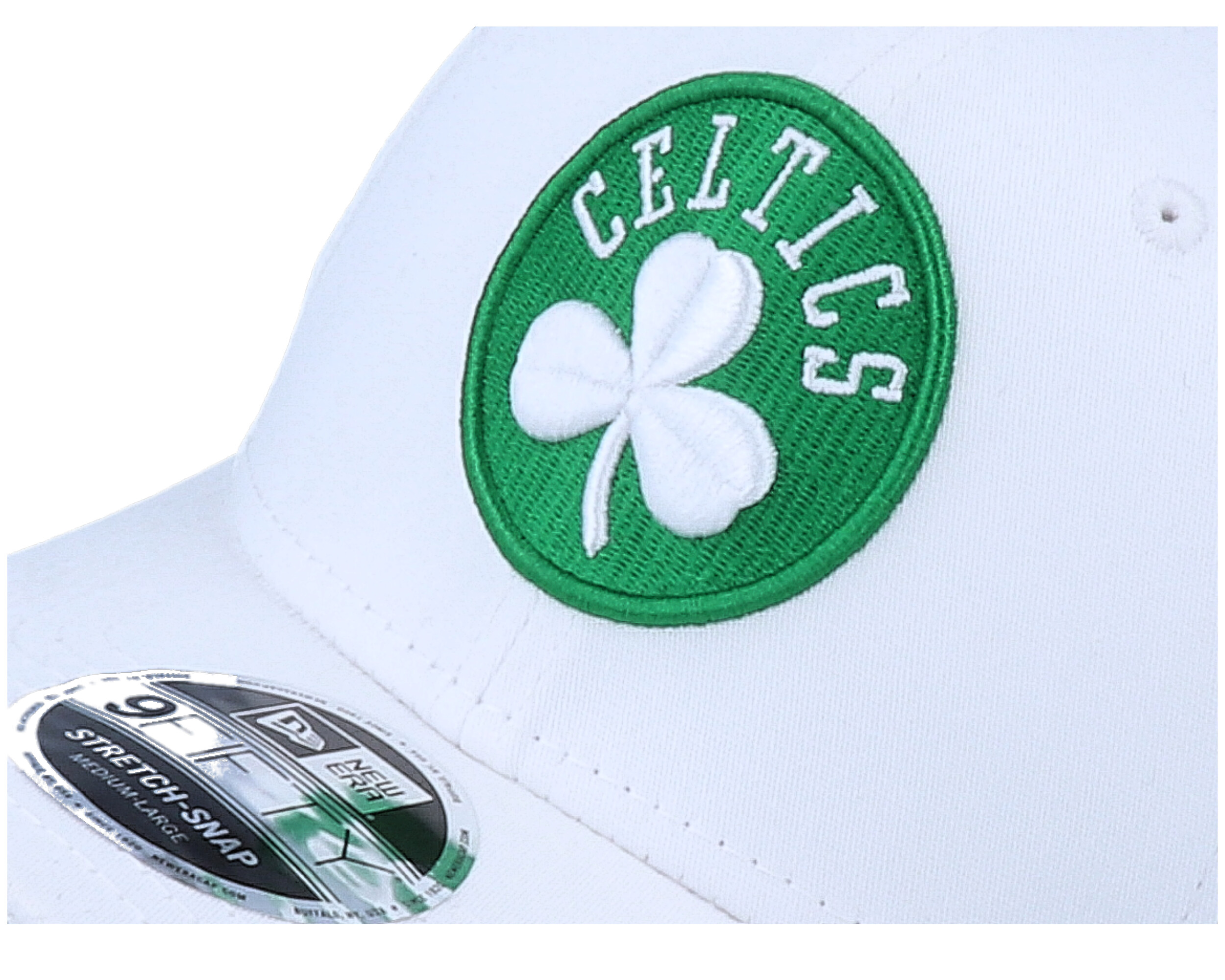 Boston Celtics White Base 9Fifty White/Green Adjustable New Era caps
