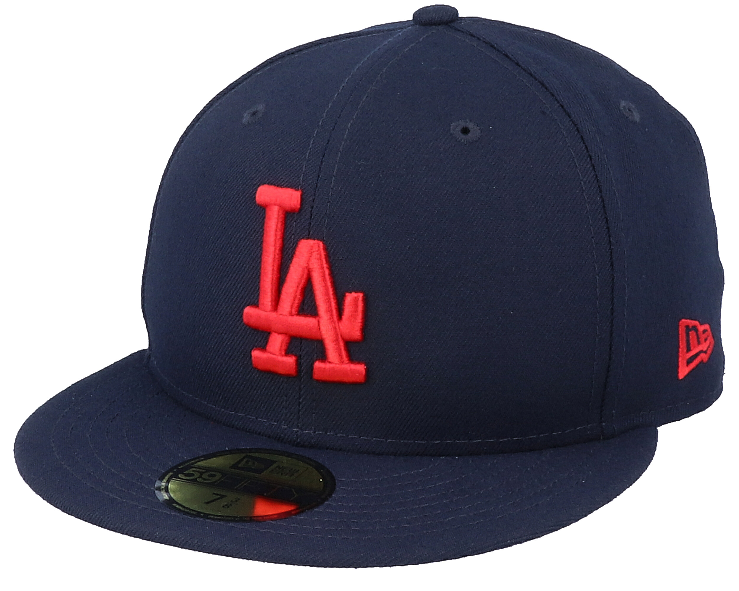 Los Angeles Dodgers League Essential 59Fifty Navy/Red Fitted - New Era - Gorras Fitted/59Fifty ...