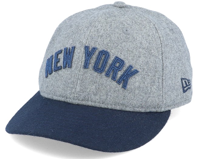 New York Yankees 9fifty Retro Crown 1930s Heather Grey Navy Adjustable New Era Caps Hatstoreworld Com