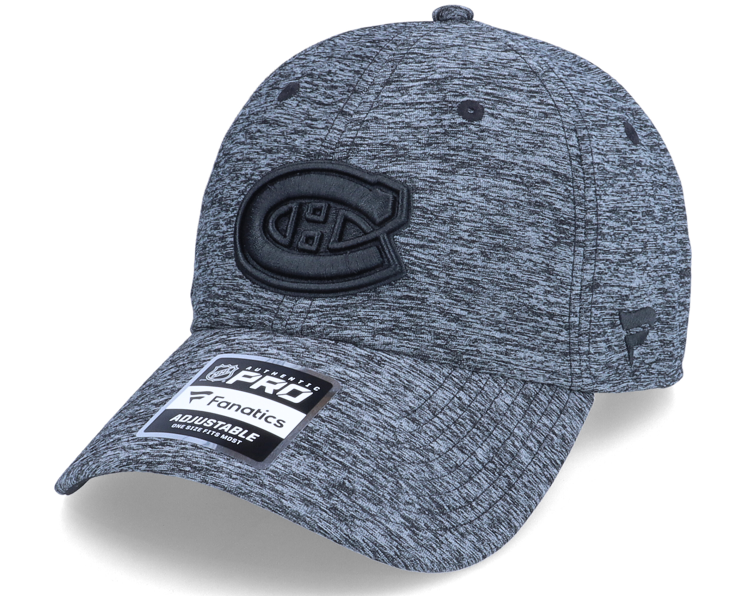 Montreal Canadiens Authentic Pro T&T Unstructured Black Dad Cap Fanatics caps Hatstore.co.uk