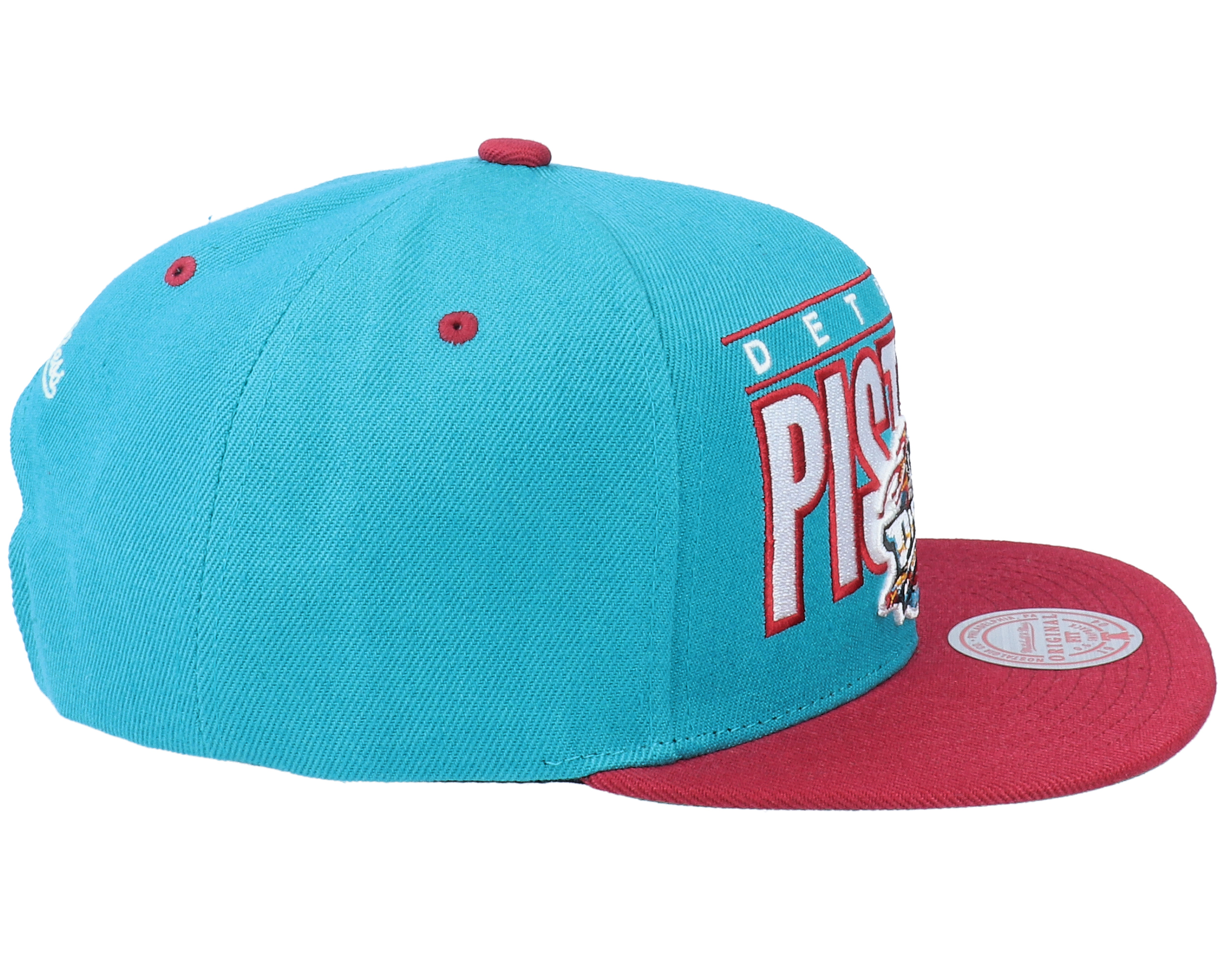 Detroit Pistons Billboard Classic Hwc Teal Snapback Mitchell & Ness