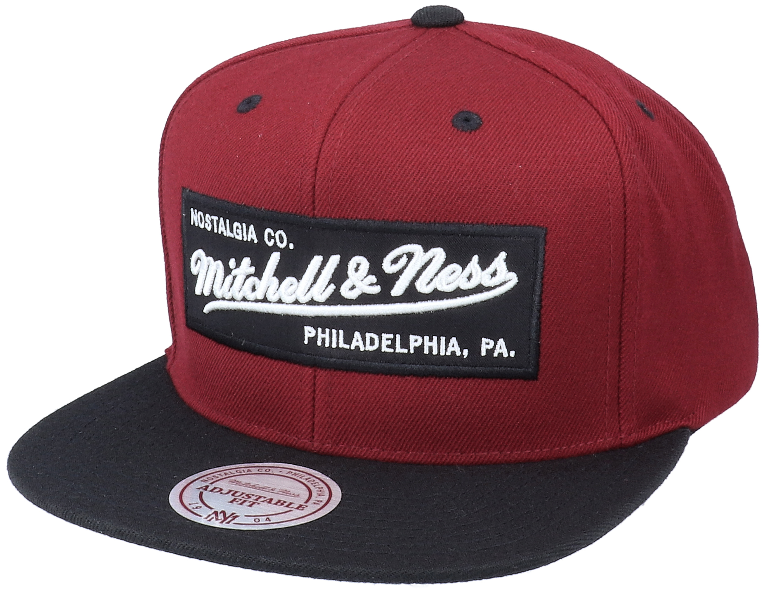 Mitchell and ness logo hat clearance
