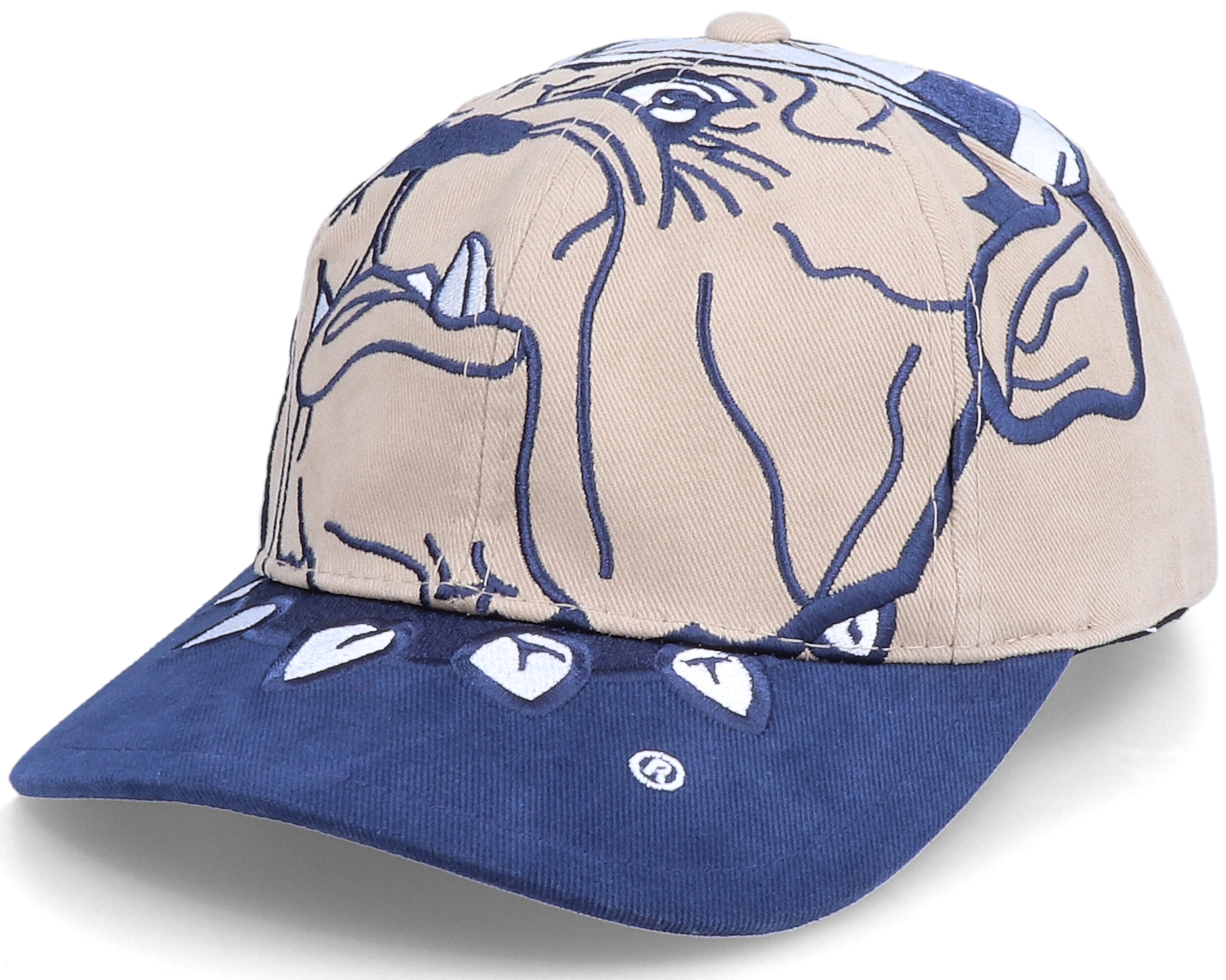 U. Ncaa Big Logo Deadstock Grey/Navy Mitchell & Ness caps