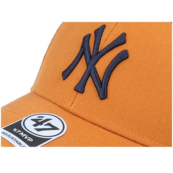 New York Yankees Mvp Burnt Orange/Navy Adjustable - 47 Brand caps ...