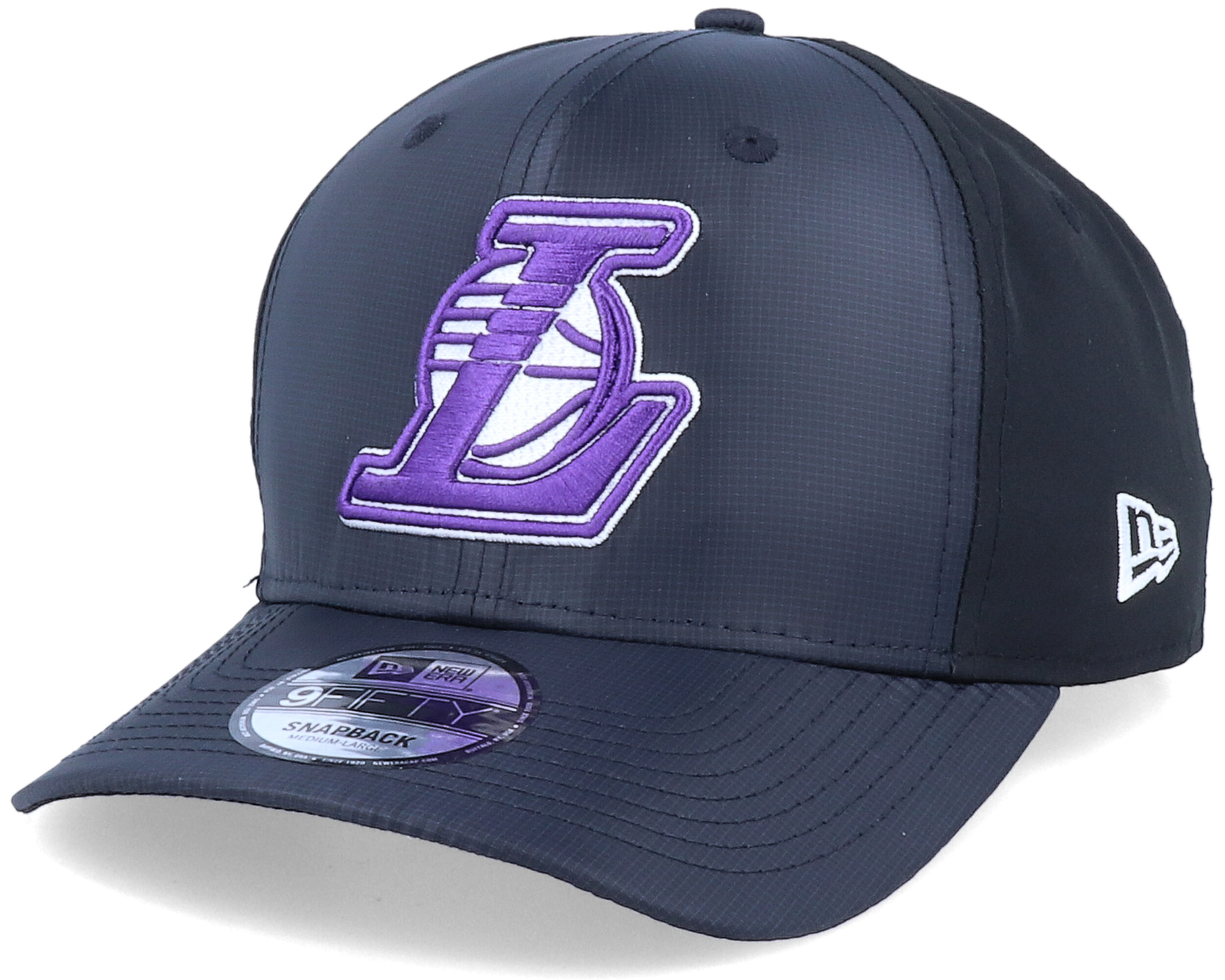 LA Lakers Ripstop Front 9Fifty Black Adjustable - New Era ...