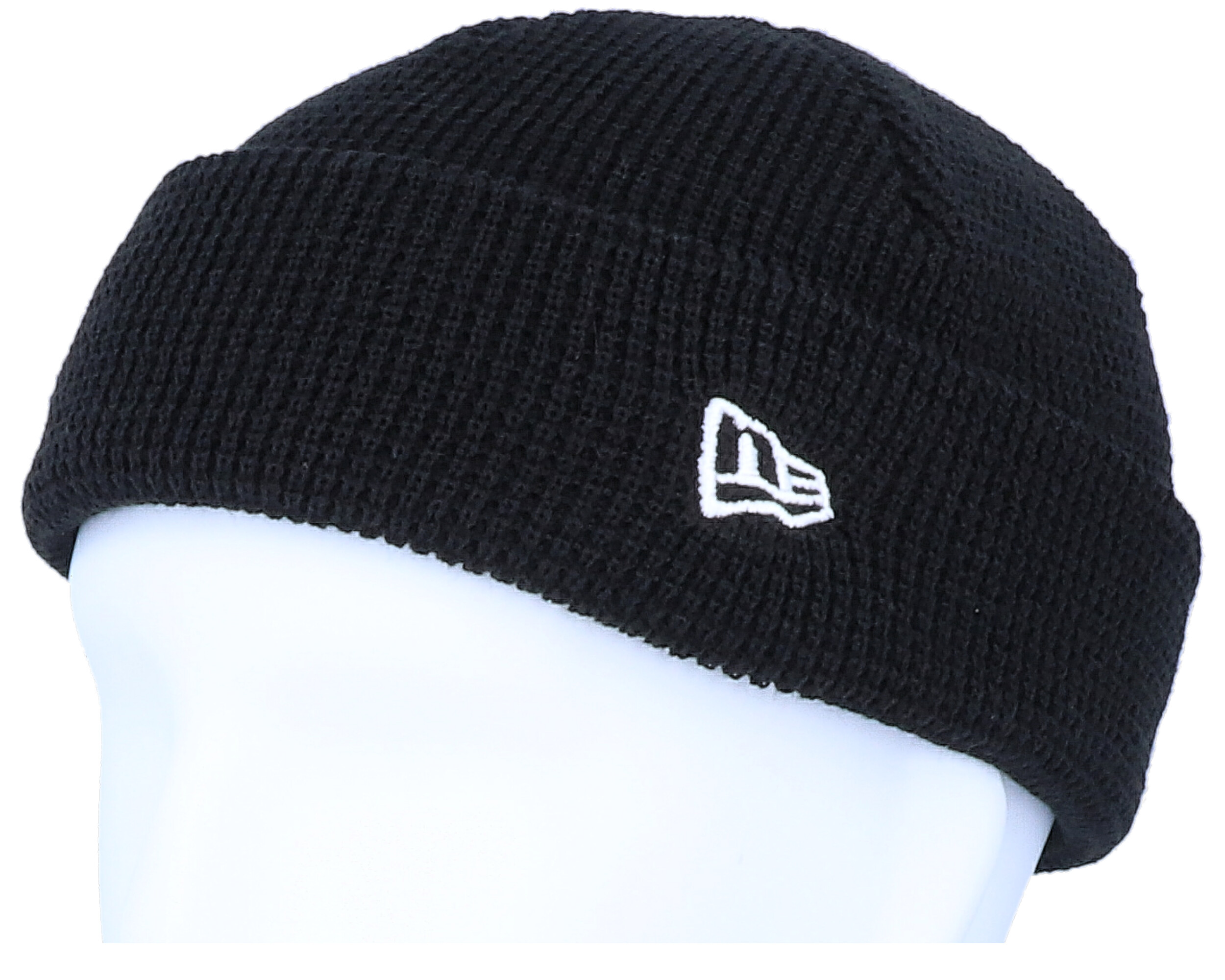 None Knit Black Short Beanie New Era beanies