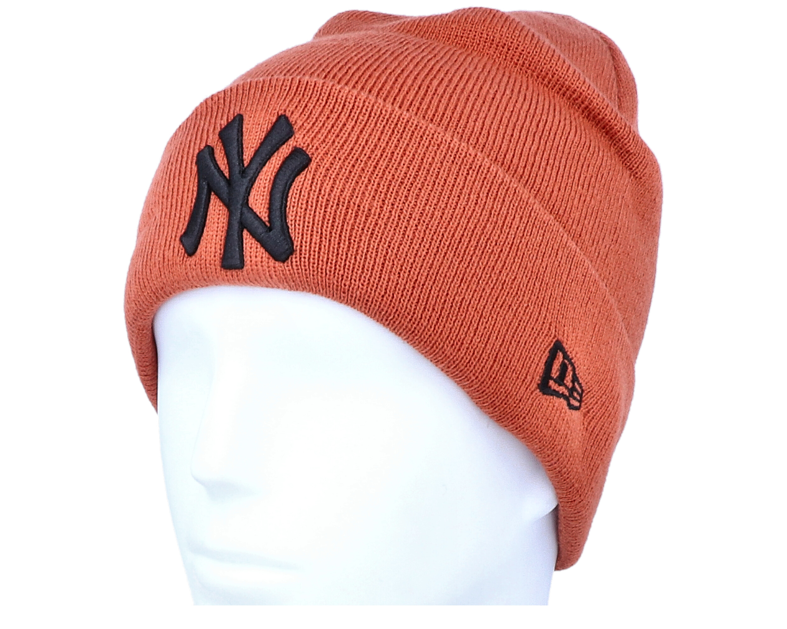 New York Yankees Essential Knit Rust/Black Cuff New Era beanies