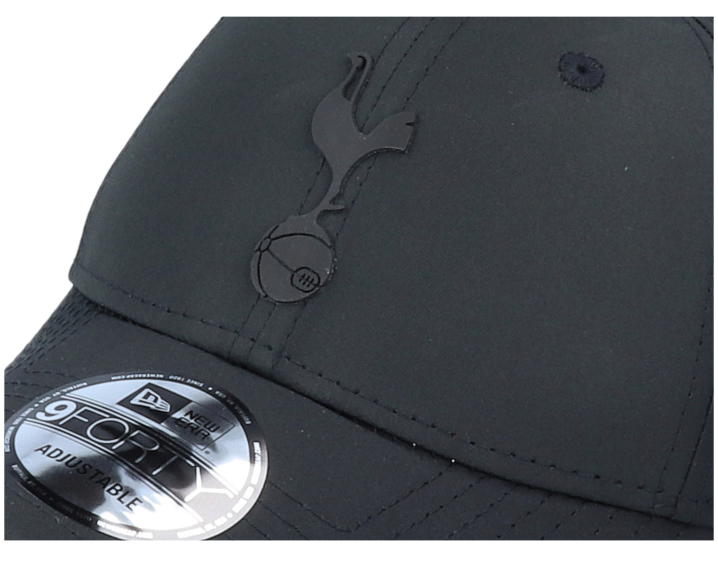 Tottenham Hotspur Silicone Logo 9Forty Black Adjustable ...