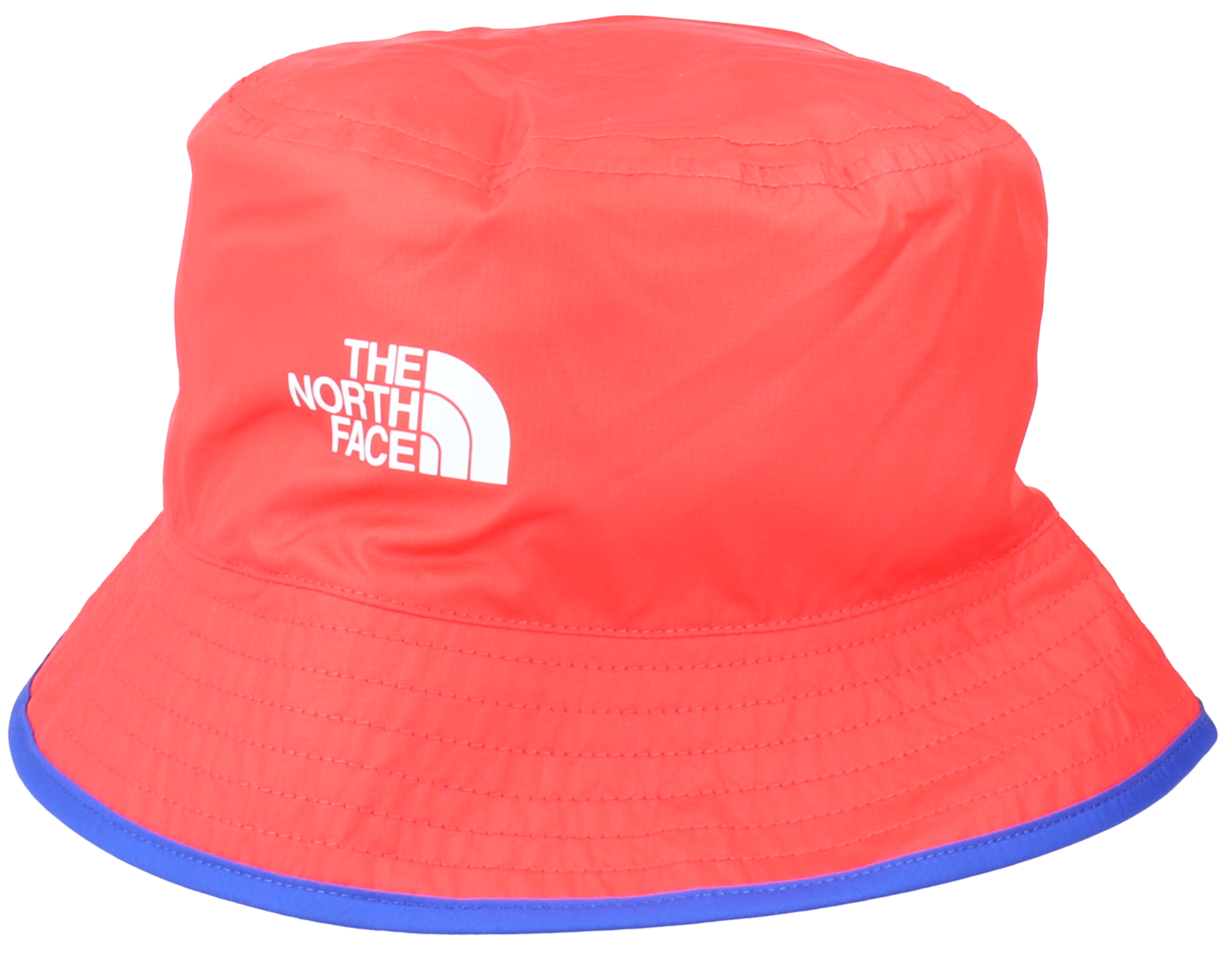 north face bucket hat red