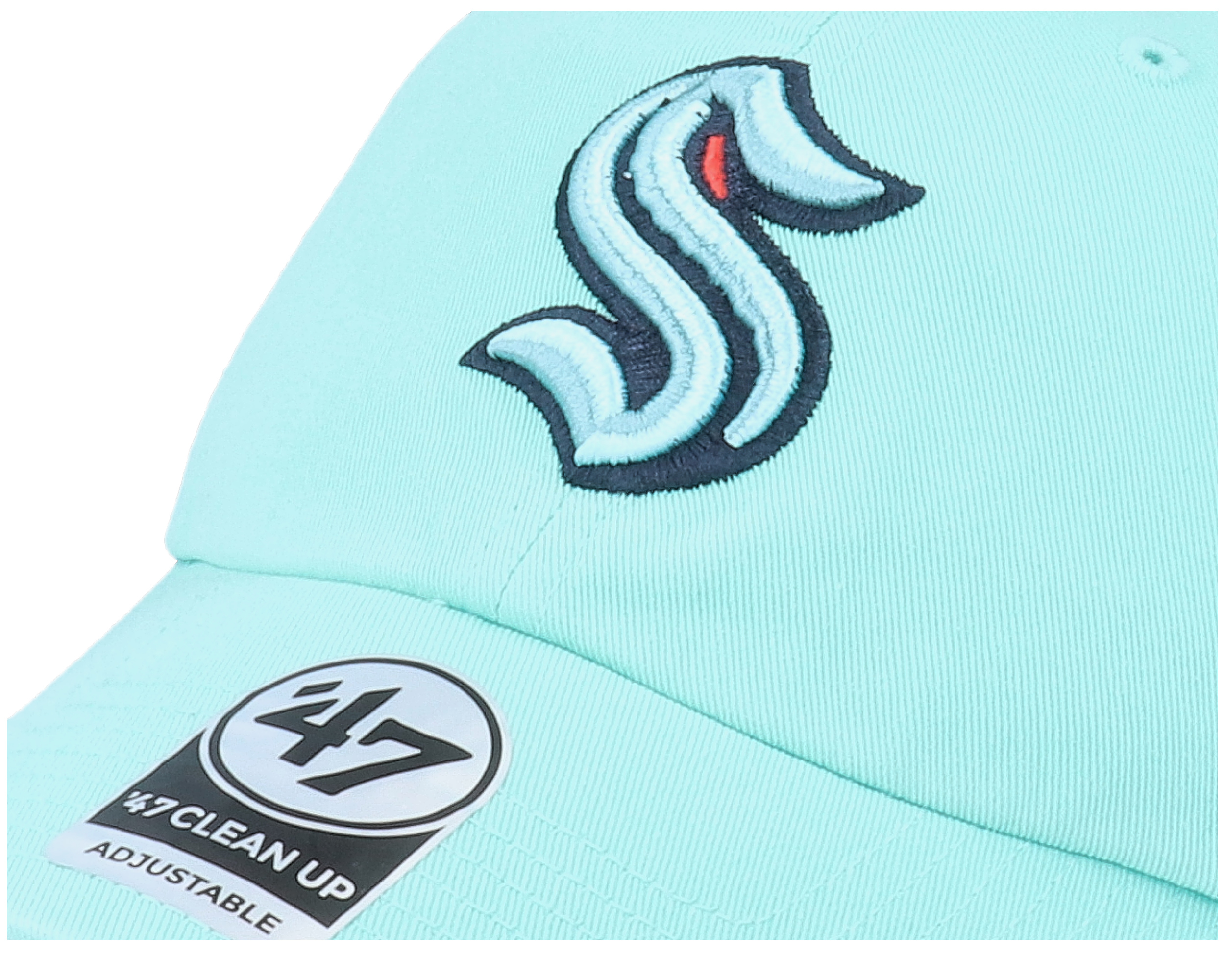 Seattle Kraken NHL Clean Up Mint Dad Cap - 47 Brand ...