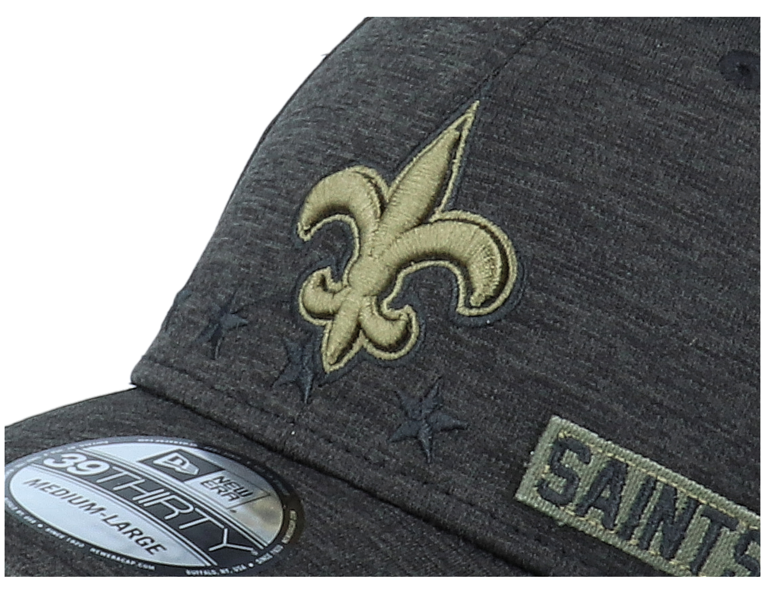 New Orleans Saints Salute To Service 39Thirty NFL 20 Heather Black ...