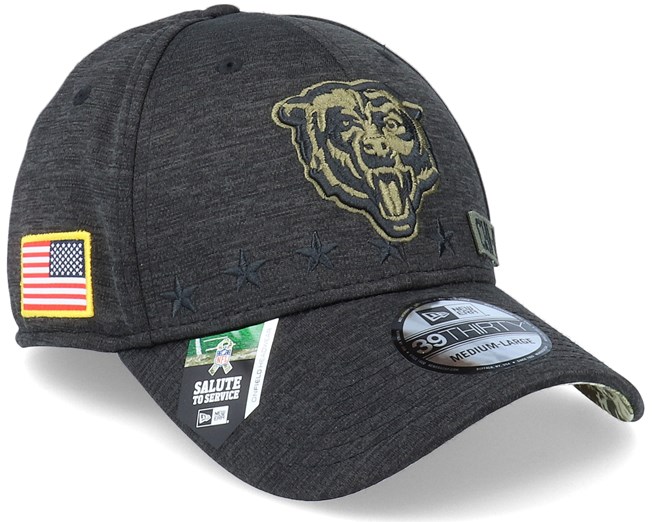 chicago bears salute to service hat 2020