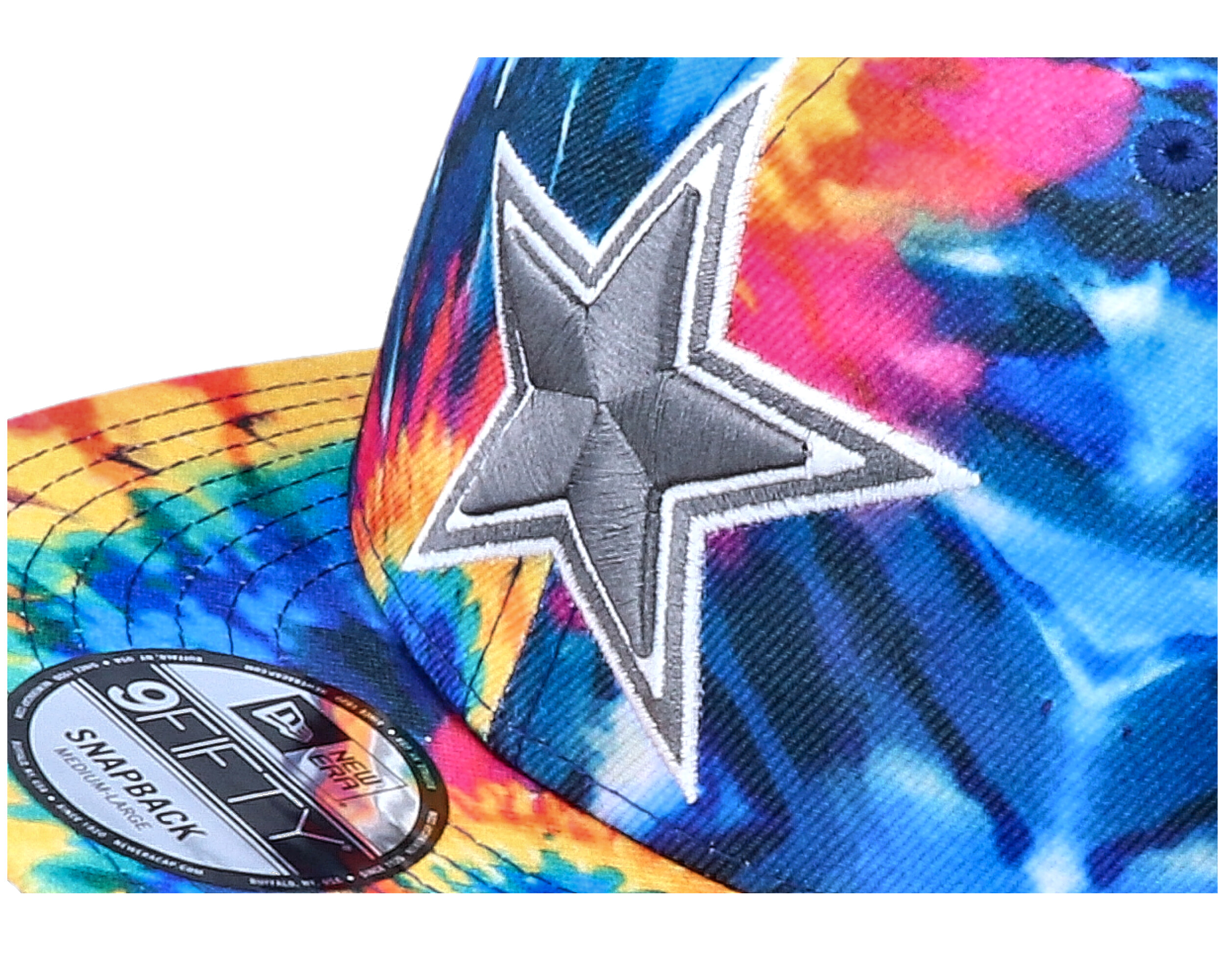 Dallas Cowboys Crucial Catch 9Fifty TieDye Multicolor Snapback New