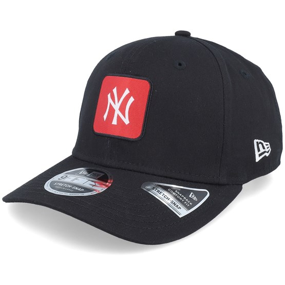 Hatstore Exclusive x New York Yankees Square Patch 9Fifty Black/Red ...