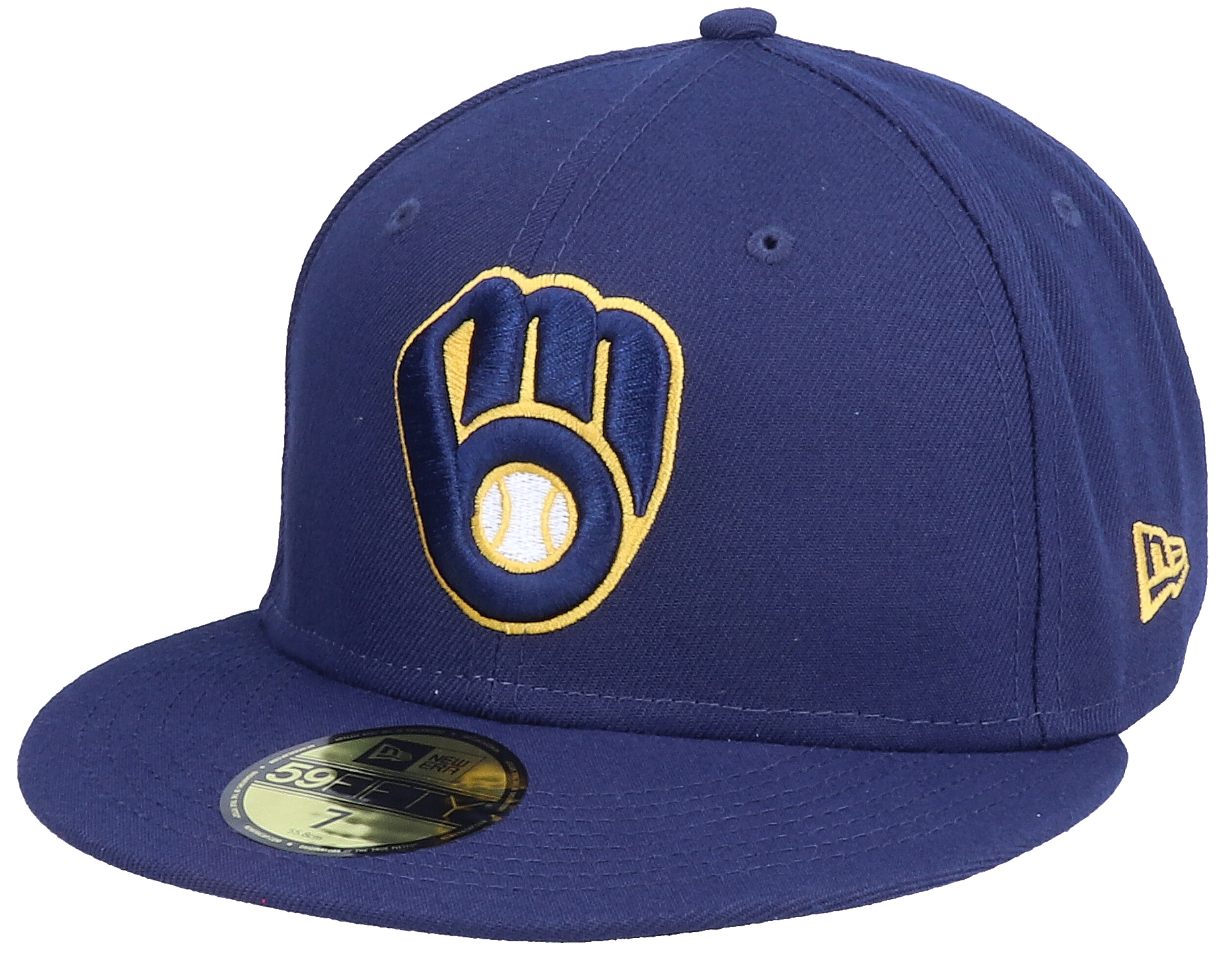 Milwaukee Brewers New Era Mlb Cooperstown 59fifty Cap