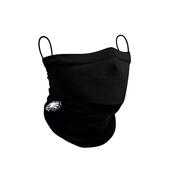 Philadelphia Eagles 1Pack Black Neck Gaiter New Era facemask