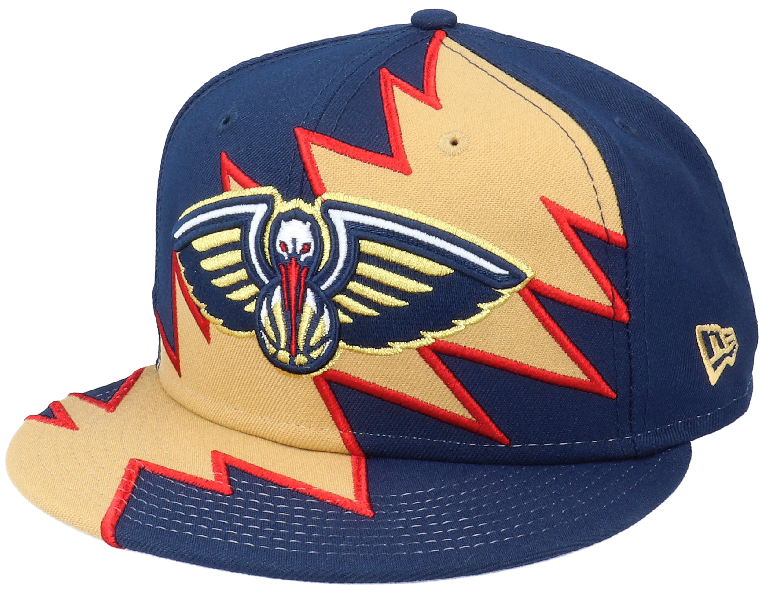 New Orleans Pelicans 9Fifty All-Star Game Tear Navy/Khaki Snapback ...