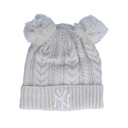 Kids New York Yankees Cuff Knit Ivory 
