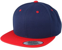 Navy/Red Snapback - Yupoong