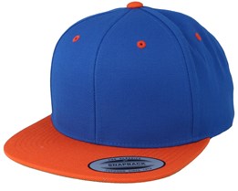 Royal/Orange Snapback - Yupoong