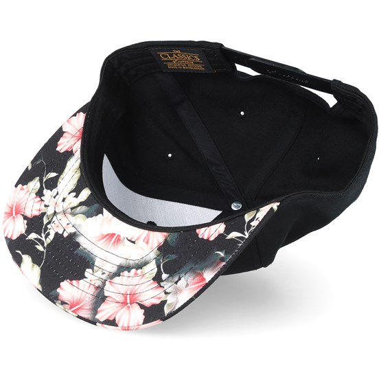 Floral Red Snapback - Yupoong caps | Hatstore.co.uk