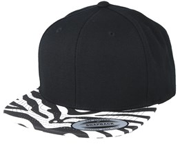 Animal Black Zebra Snapback - Yupoong