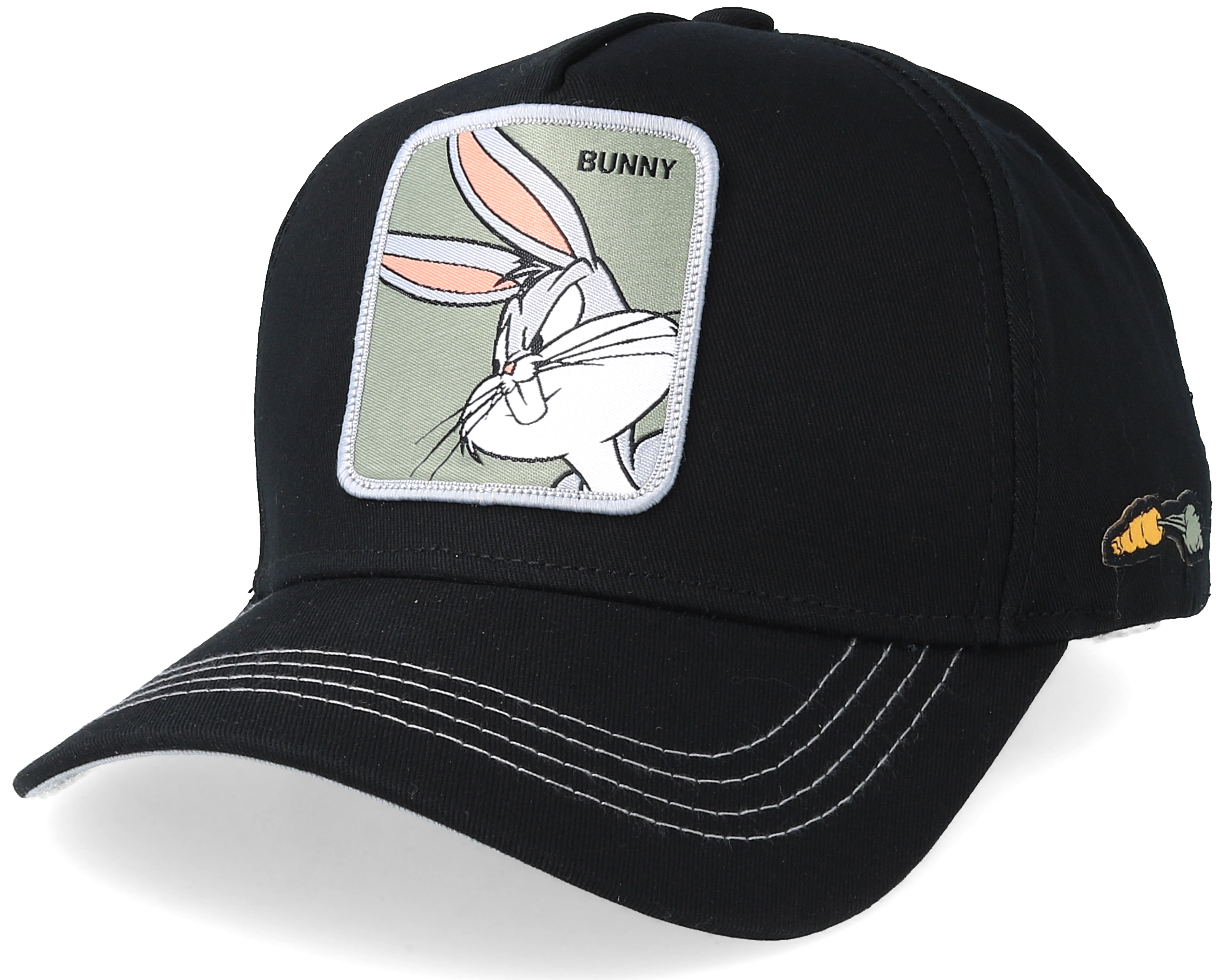 Looney Tunes Bugs Bunny Black Adjustable Capslab caps Hatstore.ie