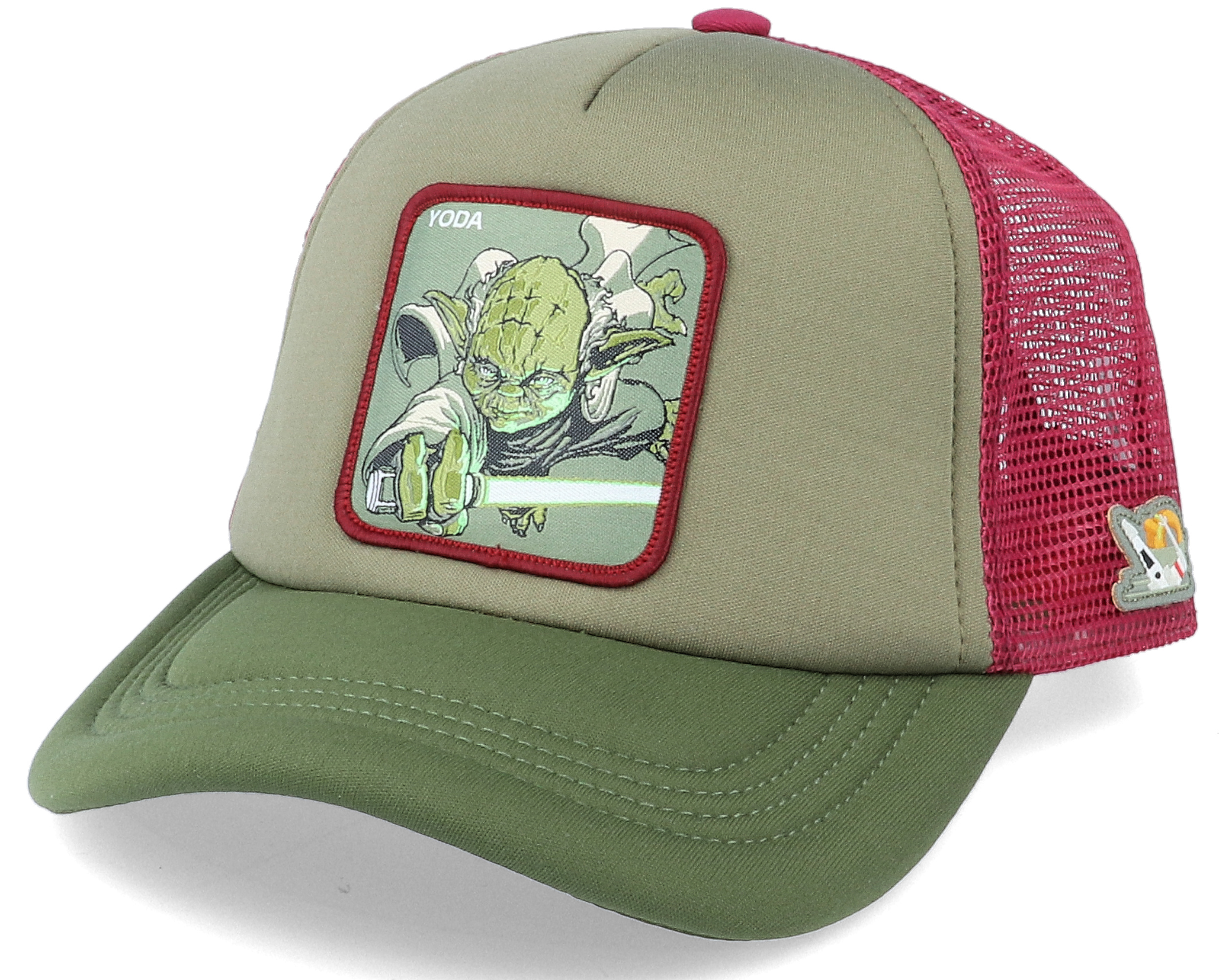 Star Wars Yoda Green/Maroon Trucker 