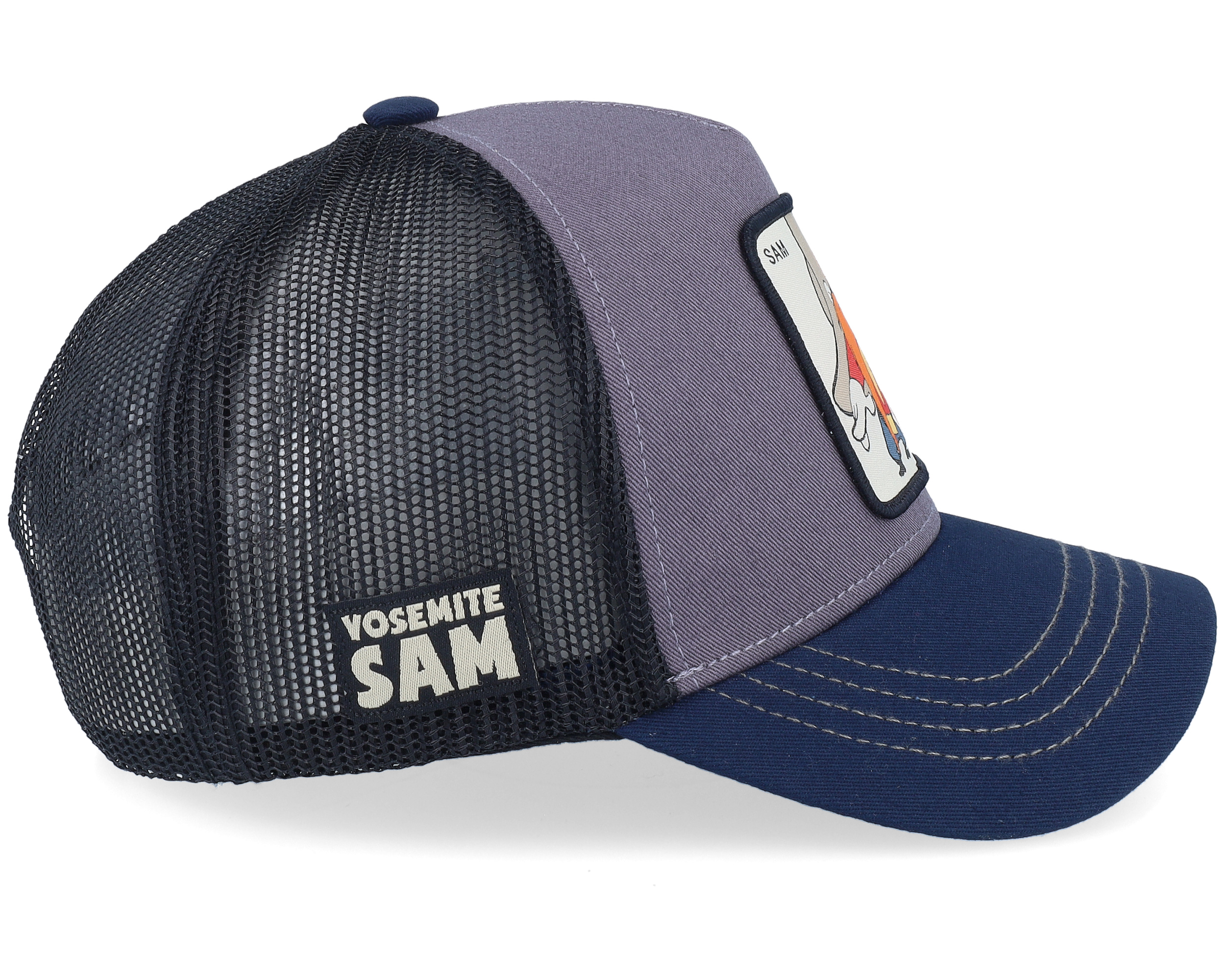Looney Tunes Sam Cowboy Grey/Black/Navy Trucker Capslab caps
